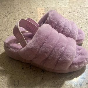 UGG Fluff Yeah Slides (Seashell Pink) size 7, barely worn